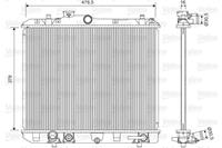 Kühler, Motorkühlung Valeo 701604