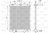 Valeo Wasserkühler 735069 Kühler,Motorkühler TOYOTA,AYGO WNB1_, KGB1_