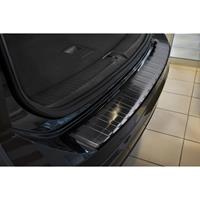 Zwart RVS Achterbumperprotector Volkswagen Touran II 2015-Ribs'