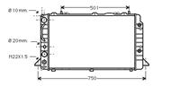 vanwezel Kühler, Motorkühlung Van Wezel 03002090