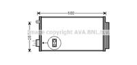 fiat Condensor, airconditioning