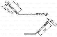 BOSCH Bremsschläuche 1 987 476 054 Bremsschlauch BMW,X5 E53