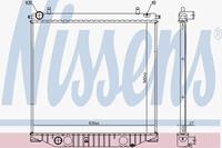 Radiator, motorkoeling NISSENS 616912