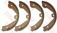 TRW Handbremsbeläge GS8718 Handbremsbacken,Bremsbackensatz, Feststellbremse VW,AUDI,MERCEDES-BENZ,TOUAREG 7LA, 7L6, 7L7,Q7 4L,M-CLASS W164