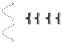 Accessoireset, schijfremblok