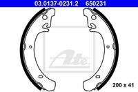 ATE Bremsbacken 03.0137-0231.2 Trommelbremsbacken,Bremsbackensatz LADA,KALINA Kombi 1117,KALINA Schrägheck 1119,111 2111,110 2110