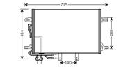 mercedes Condensor Mbw211 E200>500 02- Mt/at