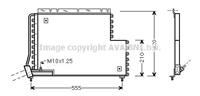 Volvo Condensor, airconditioning