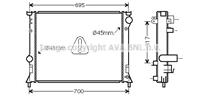 chrysler Radiateur CR2138