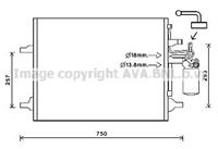 volvo Condensor, airconditioning VO5166D