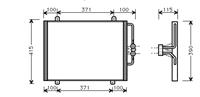 renault AIRCO CONDENSOR tot98