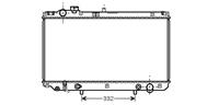 RADIATEUR LEXUS GS300 30i AT 97-