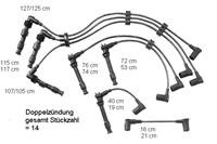 BERU Zündkabelsatz ZEF601 Zündleitungssatz PORSCHE,911 993,911 Cabriolet 993,911 Targa 993