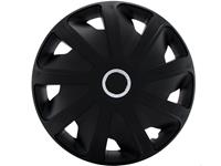 4-Delige Wieldoppenset Craft RC Black (Bolle Velgen) 16 inch