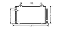 toyota Airco Condensor 2.0 / 2.4