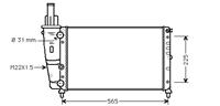 fiat RADIATEUR 11 12 -AUTO zonder AIRCO
