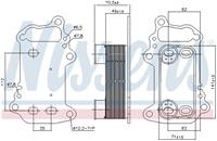 NISSENS Ölkühler 91151 Ölkühler, Motoröl BMW,3 Touring E91,3 E90,5 E60,1 E87,5 Touring E61,X3 E83,X1 E84,1 E81,3 Coupe E92,3 Cabriolet E93