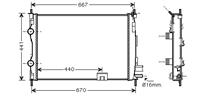 nissan RADIATEUR QASHQAI 15DCi MT AC
