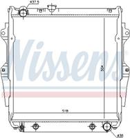 NISSENS Wasserkühler 646862 Kühler,Motorkühler TOYOTA,LAND CRUISER PZJ7_, KZJ7_, HZJ7_, BJ7_, LJ7_, RJ7_,LAND CRUISER Hardtop _J7_