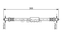 BOSCH Bremsschläuche 1 987 476 419 Bremsschlauch FORD,KA RB_,KA Van RB