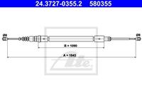 Seilzug, Feststellbremse hinten ATE 24.3727-0355.2