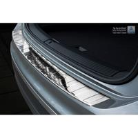 Chroom RVS Achterbumperprotector Volkswagen Tiguan II incl. Allspace 2016-Ribs'