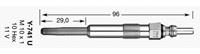 NGK Glühkerze 6943  VW,AUDI,OPEL,GOLF IV 1J1,POLO 9N_,PASSAT Variant 3B6,GOLF IV Variant 1J5,SHARAN 7M8, 7M9, 7M6,CADDY III Kombi 2KB, 2KJ, 2CB, 2CJ