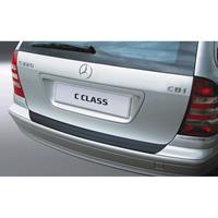 ABS Achterbumper beschermlijst Mercedes-Benz C-Klasse W203 Kombi 2001-2007 Zwart