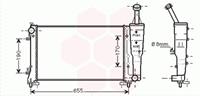 lancia RADIATEUR IDEA/Y/MUSA 14i MT vanaf03