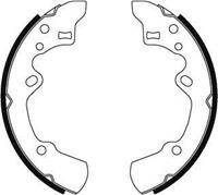 Bremsbackensatz Hinterachse ABS 8839
