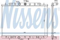 Kühler, Motorkühlung Nissens 68724