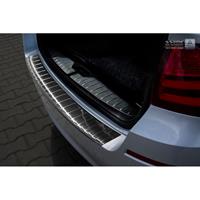 Zwart RVS Achterbumperprotector BMW 5-Serie F11 Touring 2010-Ribs'
