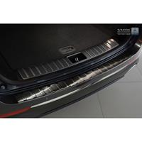 Zwart RVS Achterbumperprotector Kia Optima Combi 2016-Ribs'