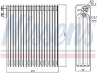 Verdampfer, Klimaanlage Nissens 92302