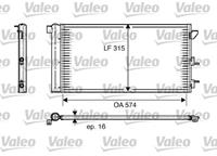 Kondensator, Klimaanlage VALEO 818005