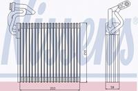 NISSENS Verdampfer 92214 Klimaverdampfer,Verdampfer, Klimaanlage HONDA,CIVIC VII Hatchback EU, EP, EV,CIVIC VII Coupe EM2,CIVIC VIII Stufenheck FD, FA