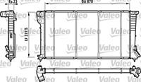 Kühler, Motorkühlung Valeo 732517