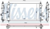 NISSENS Wasserkühler 630763 Kühler,Motorkühler OPEL,CHEVROLET,VAUXHALL,ASTRA J Sports Tourer,ASTRA J,ZAFIRA TOURER C P12,ASTRA GTC J