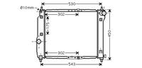chevrolet RADIATEUR KALOS 12/12 MT +zonder AIRCO 02-04