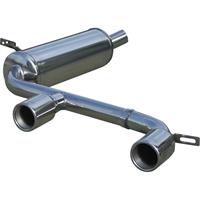 100% RVS SportuitlaatCentraal' Renault Megane II 2.0 DCi GT 2007- 2x80mm