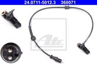 ATE ABS Sensor 24.0711-5012.3 Drehzahlsensor,Raddrehzahl Sensor RENAULT,LAGUNA I B56_, 556_,LAGUNA I Grandtour K56_