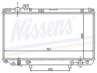 NISSENS Wasserkühler 64759 Kühler,Motorkühler LEXUS,GS JZS147
