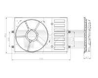 seat Houder, radiateurventilator