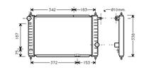 daewoo RADIATEUR BENZINE tot01 0,8 -AUTO