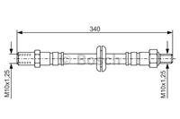 BOSCH Bremsschläuche 1 987 476 191 Bremsschlauch LADA,SAMARA 2108, 2109, 2115, 2113, 2114,SAMARA Stufenheck 21099, 2115