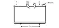 lancia RADIATEUR DIESEL 2.2 HDi