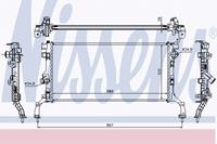 Kühler, Motorkühlung Nissens 637604