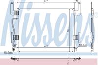 Condensator, Airconditioner NISSENS 94254
