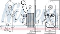 NISSENS Ölkühler 90892 Ölkühler, Motoröl FORD,TRANSIT CUSTOM Kasten,TOURNEO CUSTOM Bus,TRANSIT CUSTOM Bus,TRANSIT Custom  Bus
