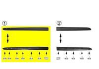 renault DEURSIERLIJST RECHTS (4/5-deurs) 4339424